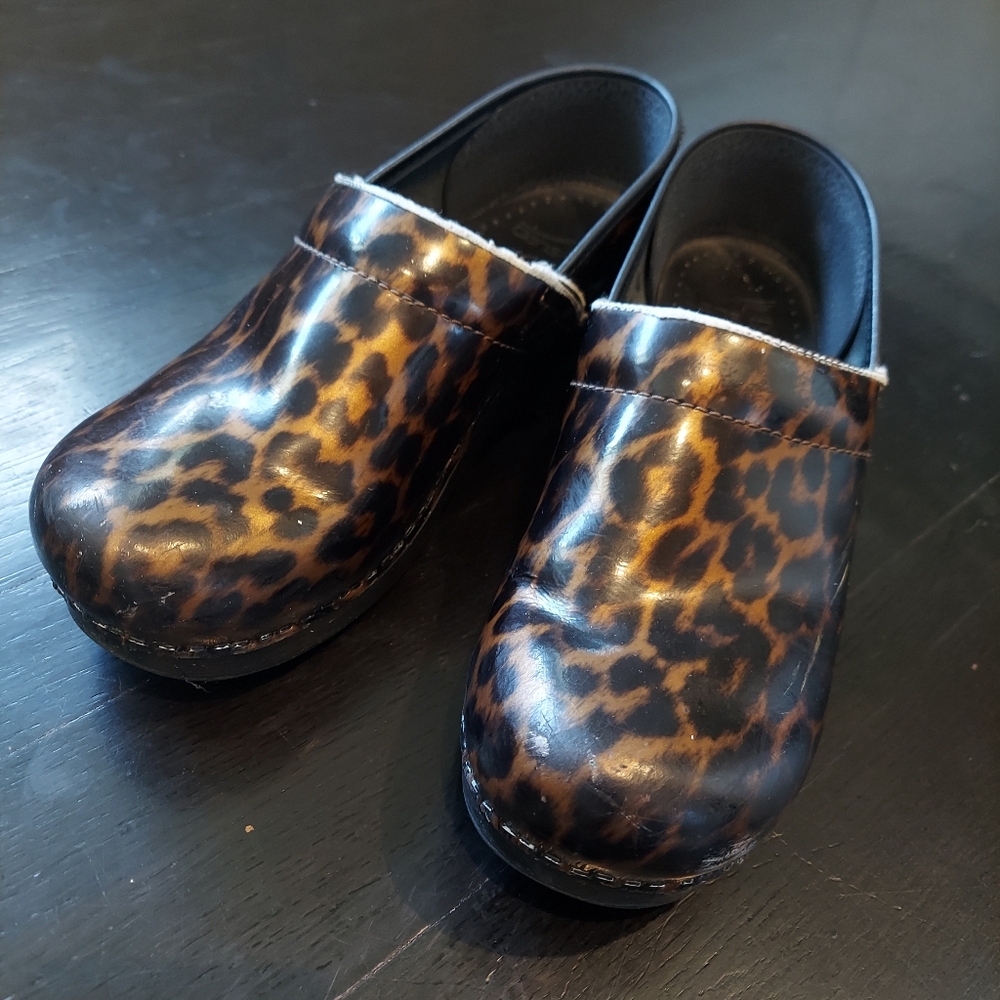 Leopard Dansko Women's Clogs